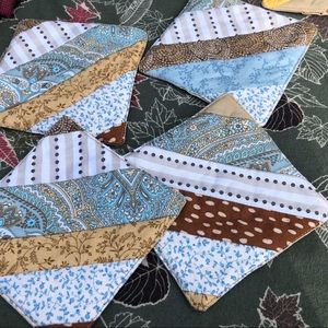 Quilted coasters